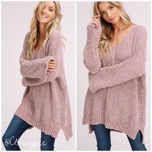 • RP • Clmayfae Taupe Chenille Sweater M/L